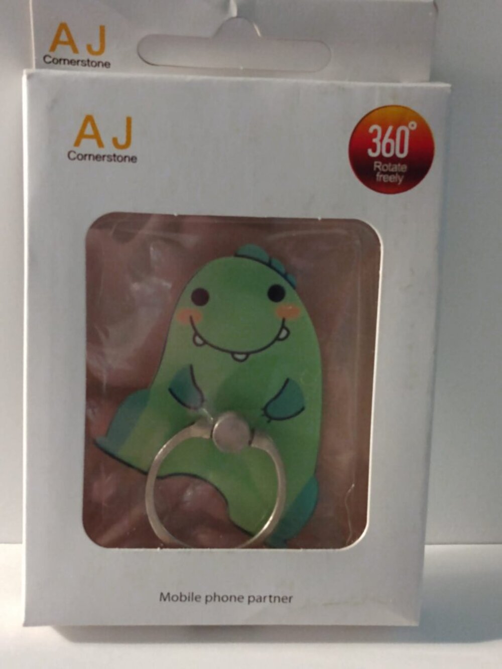 Green Dino cellphone kickstand brand new in box